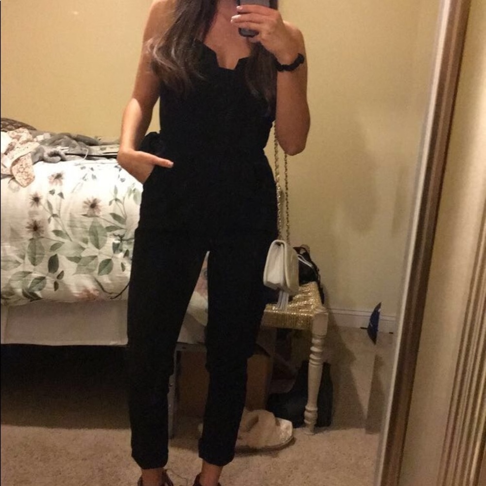 Black Strapless Nordstrom Adelyn Rae Jumpsuit